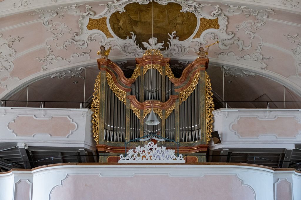 Mittenwald - Pfarrkirche Peter & Paul - In der Pfarrkirche Mittenwald, Orgel - © alpintreff.de / christian Schön