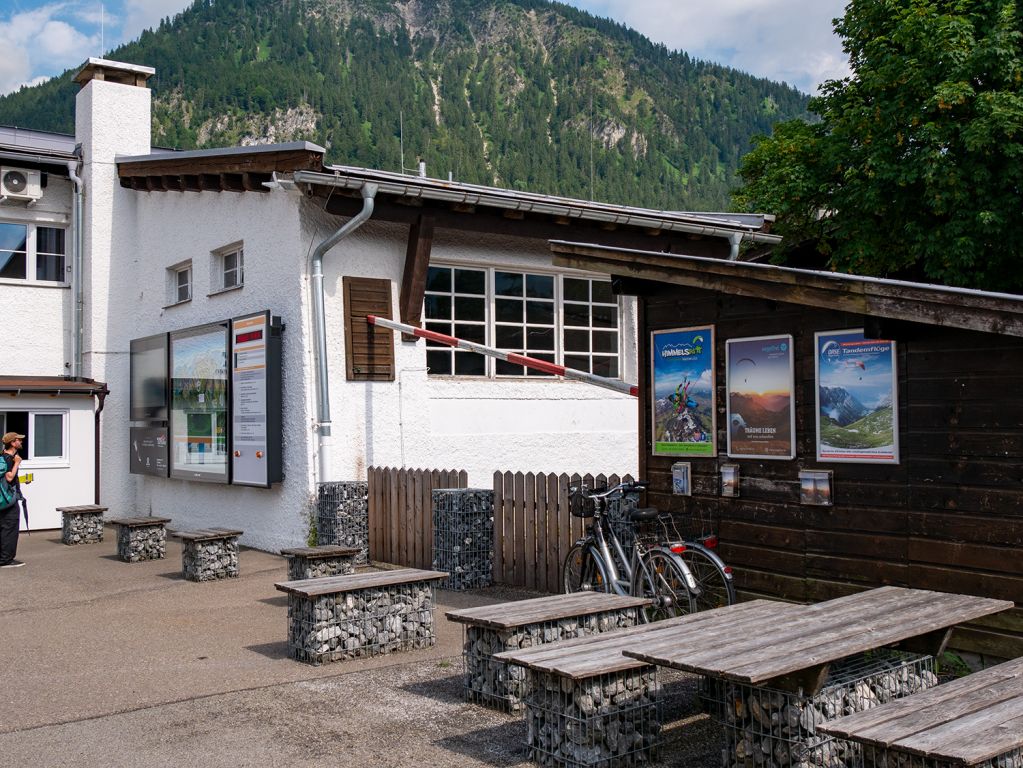 Nebelhornbahn von 1977 - Die Tragseile waren mit Signalfarben verkleidet. - © alpintreff.de / christian Schön