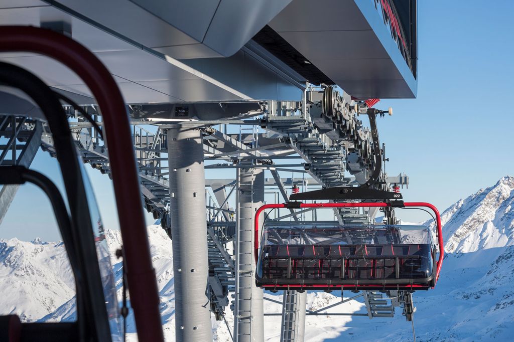 Palinkopfbahn in Ischgl - Die frühere 4er Sesselbahn wurde abgetragen und verkauft. Sie läuft heute in Skandinavien. - © TVB Paznaun - Ischgl