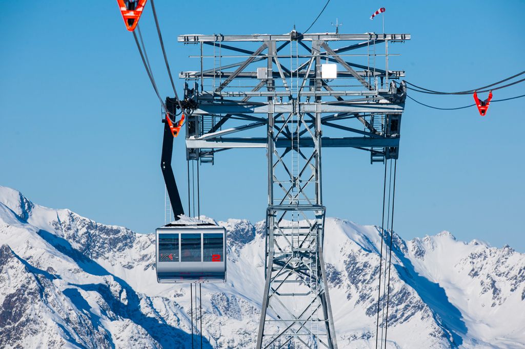 Piz Val Gronda Bahn - Piz Val Grond Bahn in Ischgl - Stütze 2 - © Bild: TVB Paznaun - Ischgl