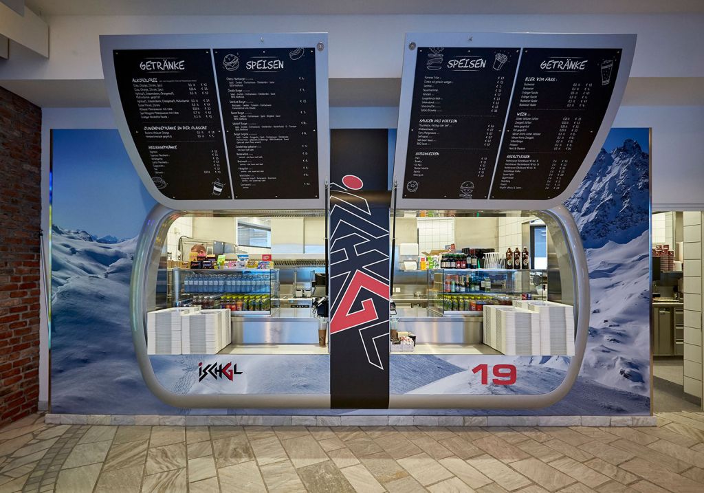 Slope Food Restaurant Ischgl - Die Ischgler Interpretation von Street Food für die Piste heißt sinnigerweise Slope Food. - © TVB Paznaun - Ischgl Slope Food Restaurant Ischgl - Die Ischgler Interpretation von Street Food für die Piste heißt sinnigerweise Slope Food. - © TVB Paznaun - Ischgl