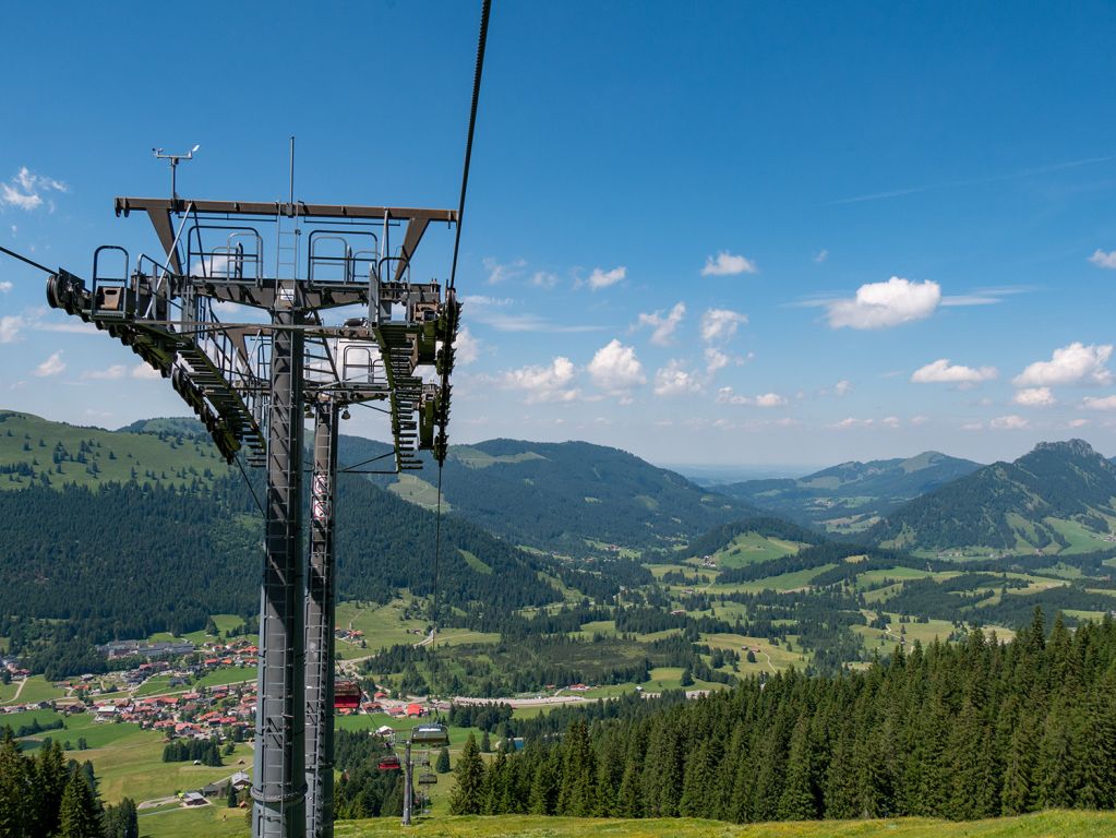 Talfahrt Iselerbahn Oberjoch - Und dann ging es auch schon wieder zurück in Richtung Tal nach Oberjoch. - © alpintreff.de / christian schön