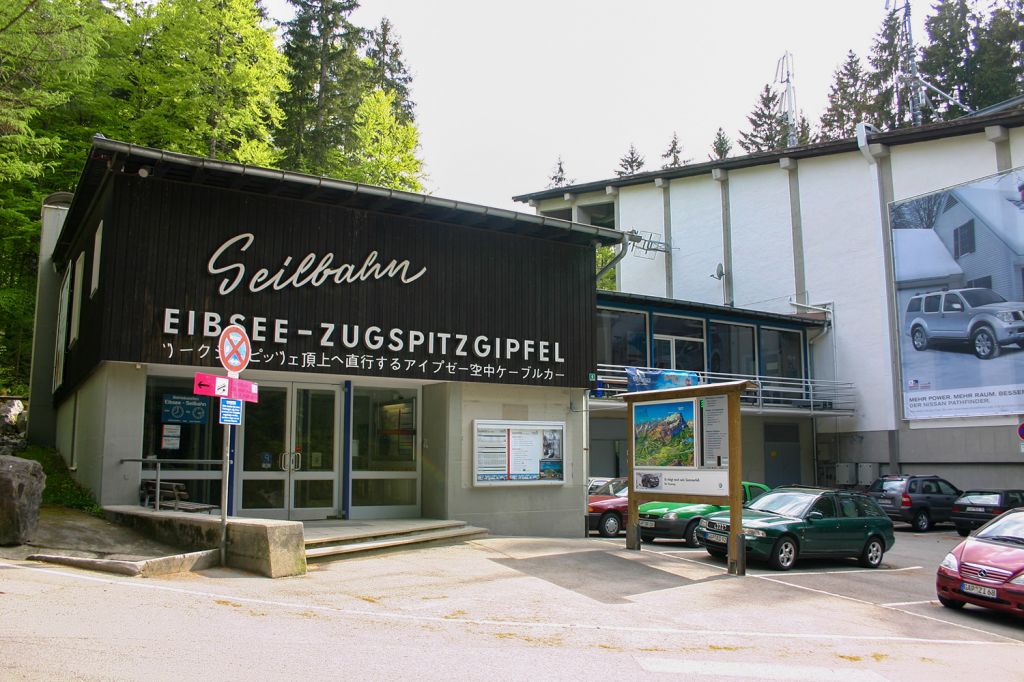 Eingangsbereich Eibsee-Seilbahn - Der damalige Eingangsbereich der Eibsee-Seilbahn - © alpintreff.de / christian schön