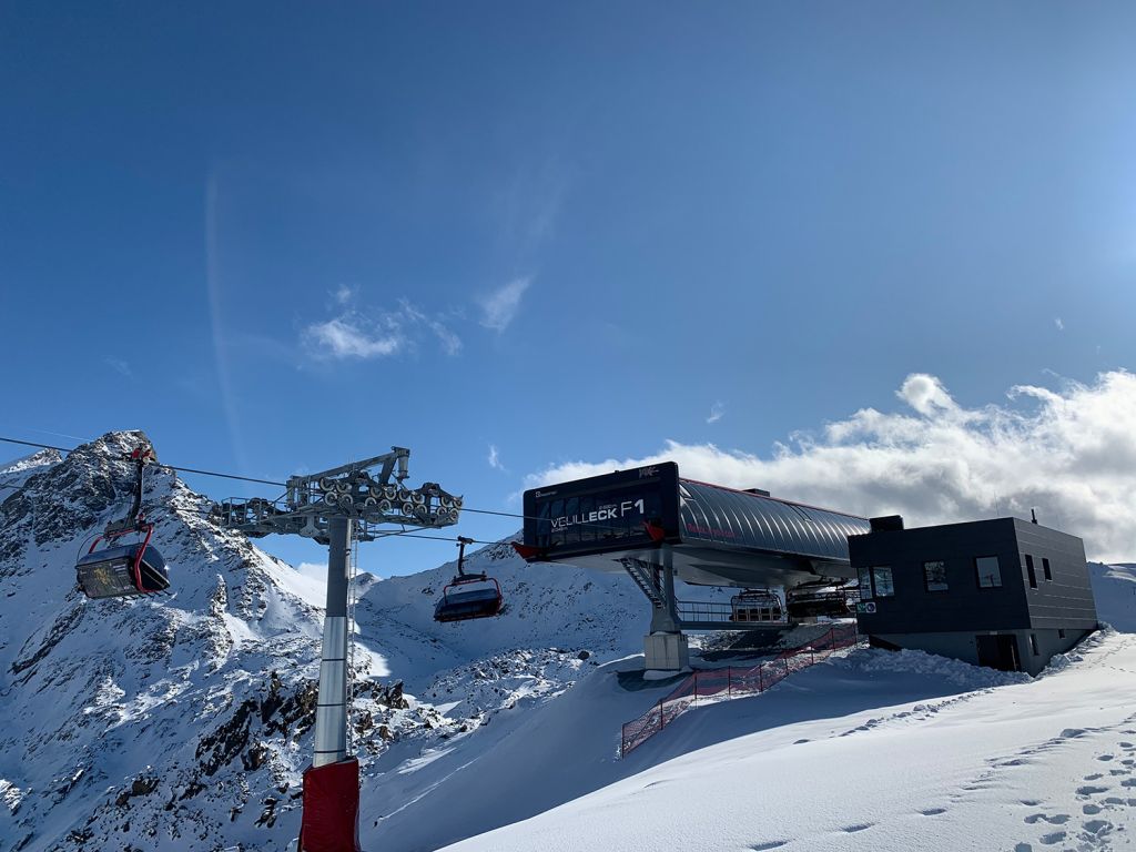 Die neue Velilleckbahn in Ischgl - Die Bergstation der neuen Velilleckbahn wurde zur Grat- und Pardatschgratbahn verlegt. - © TVB Paznaun - Ischgl