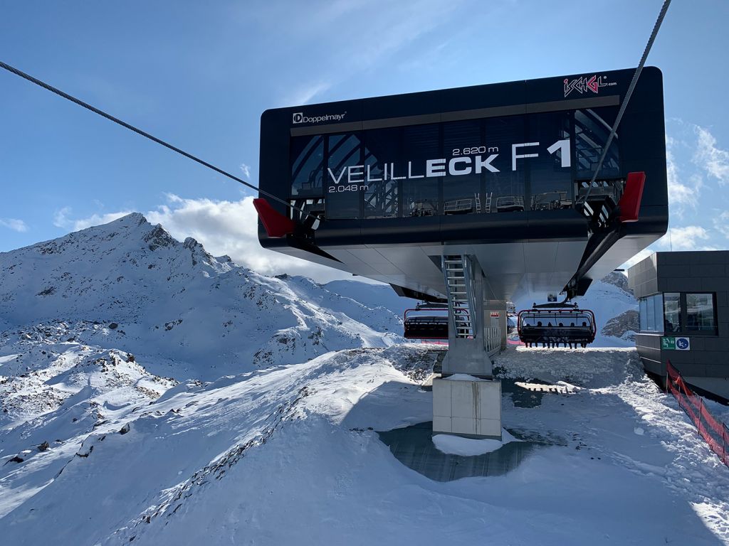 Die neue Velilleckbahn in Ischgl - Bergstation - © TVB Paznaun - Ischgl