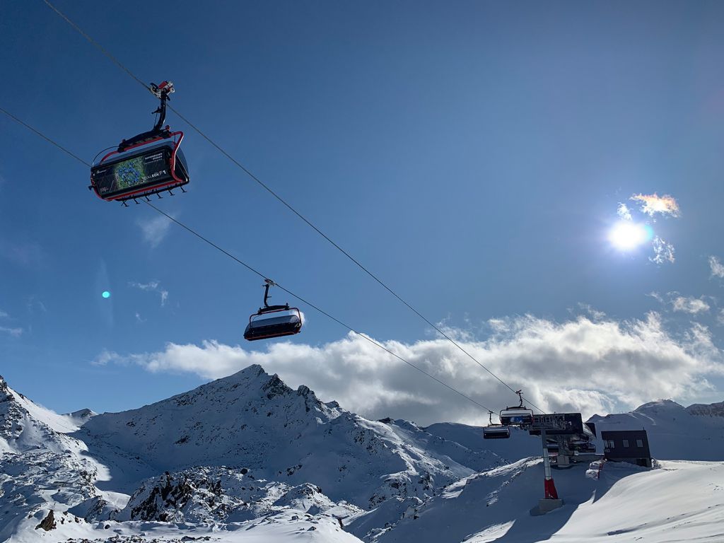 Die neue Velilleckbahn in Ischgl - Bergpanorama - © TVB Paznaun - Ischgl