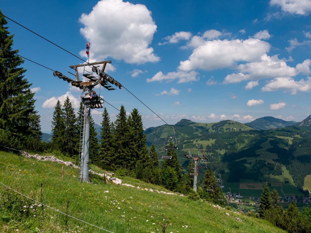 Wannenjochbahn - Wannenjochbahn an der Bergstation - © alpintreff.de / christian schön