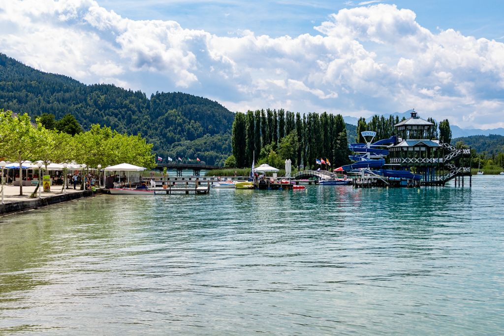 Der Wörthersee - Strandbad Pörtschach - © alpintreff.de / christian Schön Der Wörthersee - Strandbad Pörtschach - © alpintreff.de / christian Schön