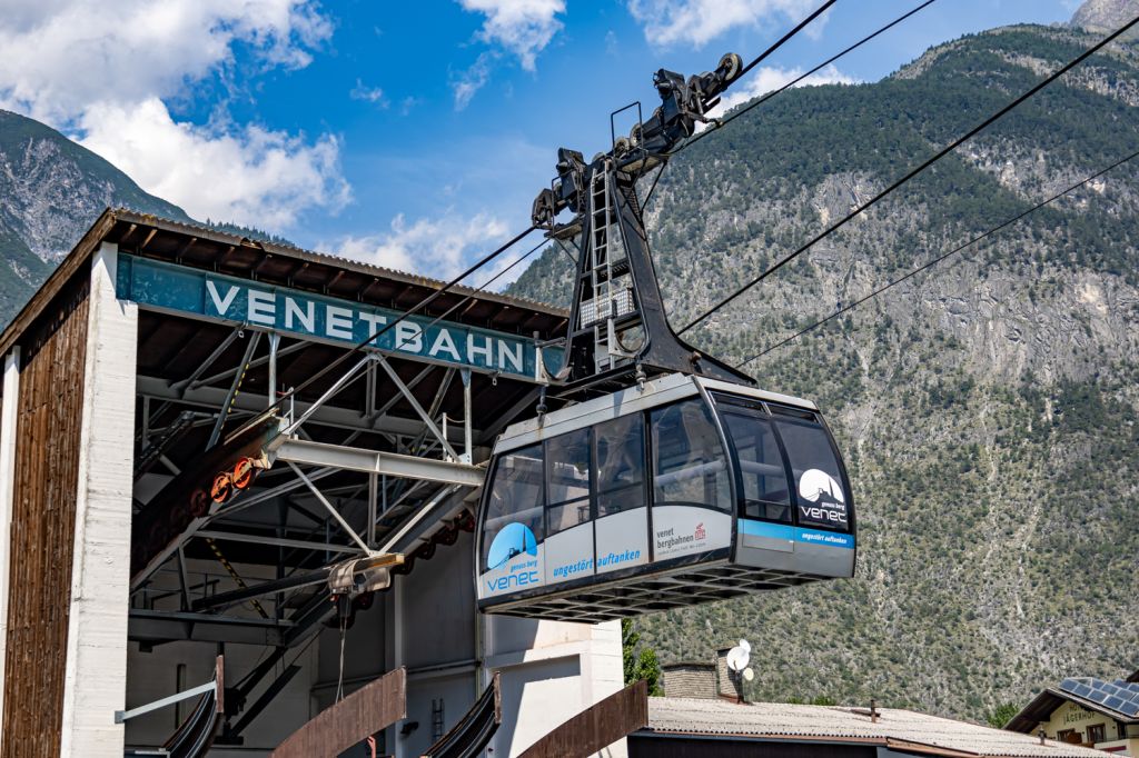 Venetseilbahn - Zams in Tirol - Bergbahn - Die Venetseilbahn liegt in Zams in der Region Tirol West. - © alpintreff.de - Christian Schön