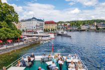 Anfahrt mit dem Schiff. • © alpintreff.de - Christian Schön