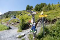 Los geht´s! - Wenn Du mit der Panoramabahn hochgefahren bist, stehst Du quasi vor dem Start des Themenweges. • © alpintreff.de - Silke Schön