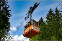 Sensation Anfang der 1960er Jahre - Eine Sensation war die Eröffnung der Eibsee-Seilbahn im Jahr 1962. In unter 10 Minuten vom Eibsee bis zur Zugspitze - das war bislang undenkbar. • © alpintreff.de - Christian Schön