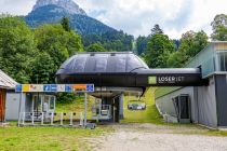 Die kuppelbare, schnelle Sesselbahn verfügt über Wetterschutzhauben (Bubbles) und bringt Dich im Winter ins Skigebiet Loser-Altaussee.  • © alpintreff.de - Christian Schön