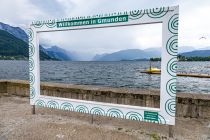 Fotopoint Gmunden  - Natürlich darf ein Bilderrahmen für das passende Traunsee-Motiv nicht fehlen. • © alpintreff.de - Christian Schön