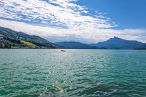 Vier Orte liegen am Mondsee an: der Ort Mondsee, Innerschwand, St. Lorenz und Tiefgraben. • © alpintreff.de - Christian Schön