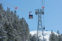 Bis zu 60m hoch sind übrigens die Stützen der Pardatschgratbahn. Insgesamt hat sie sechs Stützen. • © TVB Paznaun - Ischgl