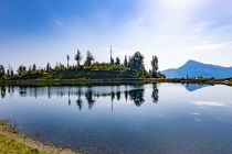 Du kommst vom Ort entweder zu Fuß hinauf oder ganz easy mit dem 4er Sessellift Astbergbahn.  • © alpintreff.de - Silke Schön