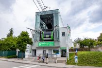 Streckenlänge Grünberg Seilbahn - Die Streckenlänge der Grünberg Seilbahn beträgt 2.031 Meter mit einem Höhenunterschied von 551 Metern. • © alpintreff.de - Christian Schön