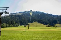 Das war nicht immer so! Hier ist ein Archiv-Bild aus dem Jahr 2004, mit transparentem Wetterschutz. UND: die Buchensteinwand noch ohne Jakobskreuz! • © alpintreff.de - Christian Schön