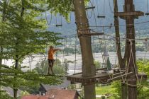 Klettern with a view - Oberhalb vom Ossiacher See macht das Klettern besonders Eindruck. • © kletterwald.at