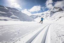 Skigebiet Rifflsee - Pitztal - Auf ca. 2.200 Metern gibt es für Langlauffans über das alpine Angebot hinaus noch etwa 5 km Höhenloipen. • © Pitztaler Gletscherbahn GmbH & Co KG - Roland Haschka