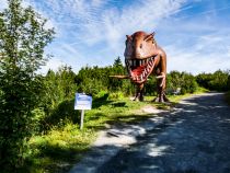 Tyrannosaurus Rex - Der Dino-Gigant wurde anschaulich nachgebildet. • © alpintreff.de - Silke Schön