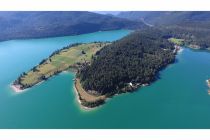 Der Walchensee von oben ist besonders sehenswert. • © Gemeinde Kochel am See, Daniel Weickel