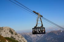 Alpspitzbahn Garmisch-Partenkirchen - Dieses Bild ist schon etwas älter. Die Beschriftungen der Gondeln wechseln immer wieder. • © alpintreff.de / christian Schön