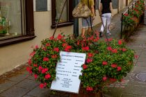 Wetterstein Glücksgasse Bad Ischl - Der Wetterstein in der Glücksgasse hat immer Recht. • © alpintreff.de - Christian Schön