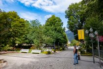 Eintritt in die Fußgängerzone vom Kurpark. • © alpintreff.de - Christian Schön