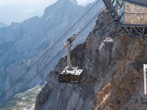 Blick auf die Eibsee-Seilbahn • © alpintreff.de / christian schön