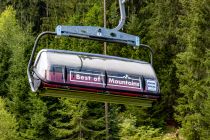 Star Jet 1 - Flachau - Sesselbahn - Bilder - Ein Sessel bietet Platz für sechs Personen, Wetterschutz haben die Sessel ebenfalls. • © alpintreff.de - Christian Schön