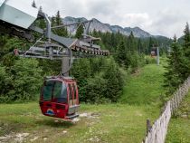 Talstation Gondelbahn Füssener Jöchle - Ausfahrt aus der Talstation Füssener Jöchle • © alpintreff.de / christian schön