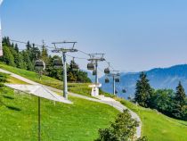 Ausblick mit Bahn - Ein paar Ausblicke mit Gondelbahn. • © alpintreff.de / christian schön