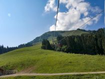 Gondelbahn Hohe Salve - Blick zum Gipfel der Hohen Salve • © alpintreff.de / christian schön