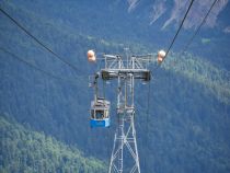 Hochalmbahn Garmisch-Partenkirchen - Eine Stütze benötigt die Seilbahn. • © alpintreff.de / christian Schön