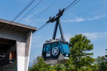 Bis auf 2244 Meter führt die zweithöchste Bergbahn Deutschlands ins Karwendelgebirge. • © alpintreff.de / christian Schön