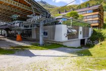 Die Talstation der Dreiseenbahn liegt in unmittelbarer Nähe von Alpenrosenlift, HoheMutBahn und Kaiserbahn. • © alpintreff.de - Christian Schön