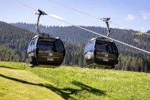 Die Streckenlänge der Steinbergbahn beträgt 2.222 Meter. DAbei überwindest Du 566 Höhenmeter. • © alpintreff.de - Christian Schön