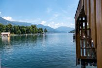 Millstätter See - Fährt aus Richtung Spittal an der Drau zum Millstätter See, gelangt man zunächst nach Seeboden. Hier der Blick vom Schiffsanleger auf den Millstätter See. • © alpintreff.de / christian Schön