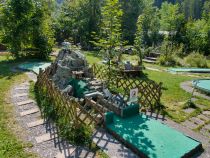 Minigolfanlage Bad Faulenbach - Füssen - Eine wunderschöne Anlage mit liebevoller Gestaltung. Das lassen wir so stehen. • © alpintreff.de / christian Schön