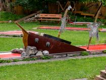 Minigolfanlage Bad Faulenbach - Füssen - Eine wunderschöne Anlage mit liebevoller Gestaltung. Das lassen wir so stehen. • © alpintreff.de / christian Schön