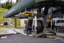 Muttereralmbahn - Mutters - Region Innsbruck - Bilder - Eine Gondel der Einseilumlaufbahn bietet Platz für acht Personen. • © alpintreff.de - Christian Schön