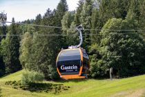 Schlossalmbahn Bad Hofgastein - Wie schon am Stubnerkogel ist die Bahn komplett in Orange gehalten. • © alpintreff.de / christian Schön