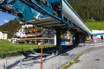 Medrigjochbahn - See im Paznauntal - Bilder 2022 - Abfahrt aus der Talstation. • © alpintreff.de - Christian Schön