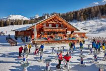 Skihütte Paznauner Taja - Ischgl - Apres Ski - Nur am Vormittag ists noch etwas ruhiger. • © TVB Paznaun - Ischgl