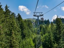 Die Streckenführung der Fleckalmbahn war eigentlich unspektakulär, allerdings relativ hoch angelegt. • © alpintreff.de / christian schön