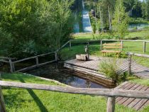 Tal der Sinne - Bad Faulenbach - Das Tal der Sinne zieht sich übrigens von Bad Faulenbach aus an Mitter- und Obersee vorbei bis zum Alatsee. Hier die Naturkneippanlage. • © alpintreff.de / christian Schön