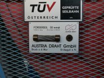 50 mm Förderseil - 50 mm Durchmesser hatte das Förderseil der Fleckalmbahn. • © alpintreff.de / christian schön