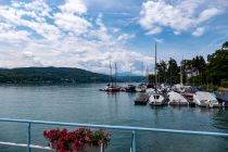 Der Wörthersee - Der Schiffsanleger in Krumpendorf - kurz vor Klagenfurt. • © alpintreff.de / christian Schön